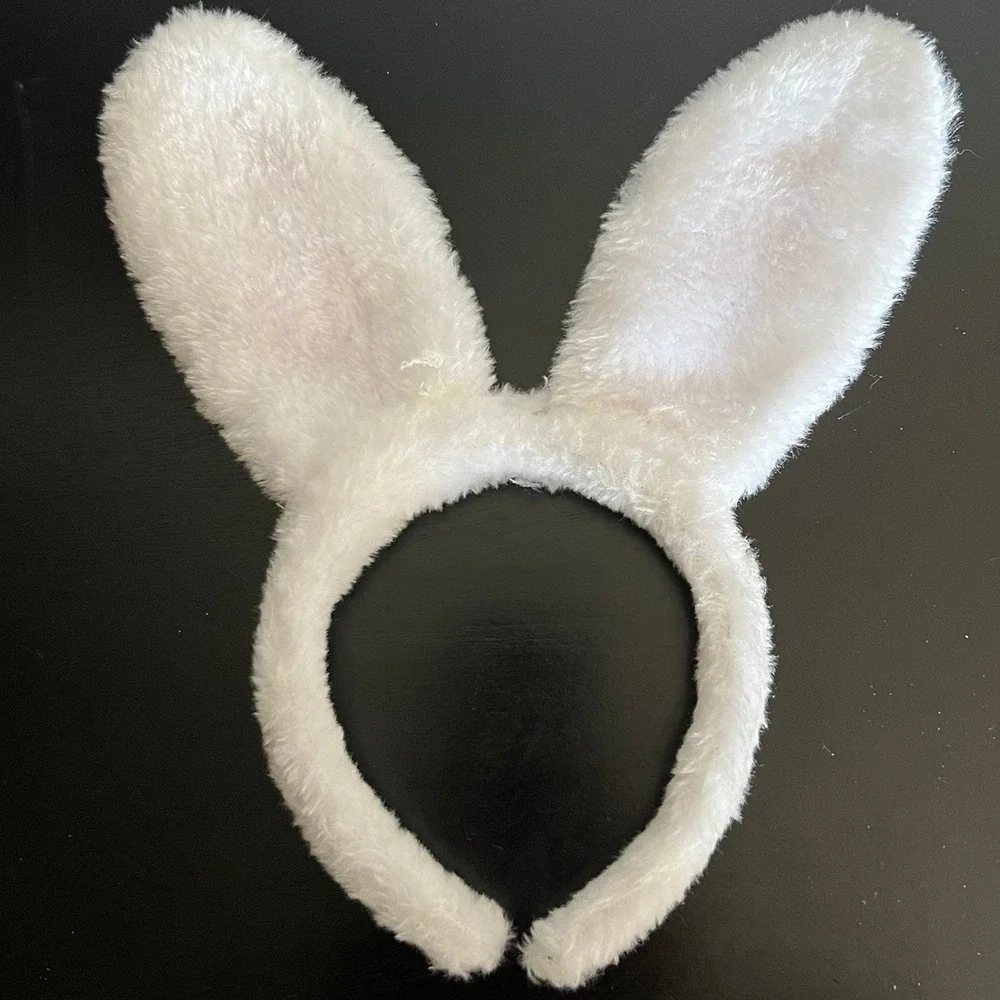 Bullseye's Playground Bunny Ears Kids O/S Pink / White Brand New Gingham Easter